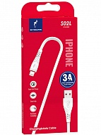  SkyDolphin S02L Fast Charging USB-Lightning 3A 1  White (USB-000586)
