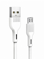  SkyDolphin S03V Frost Line USB - micro USB 3A 1  White (USB-000421)