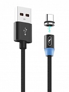  SkyDolphin S59V Magnetic USB - micro USB 2.4A 1  Black (USB-000442)