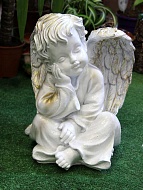 Садовая фигура Ангел сидящий 35 см